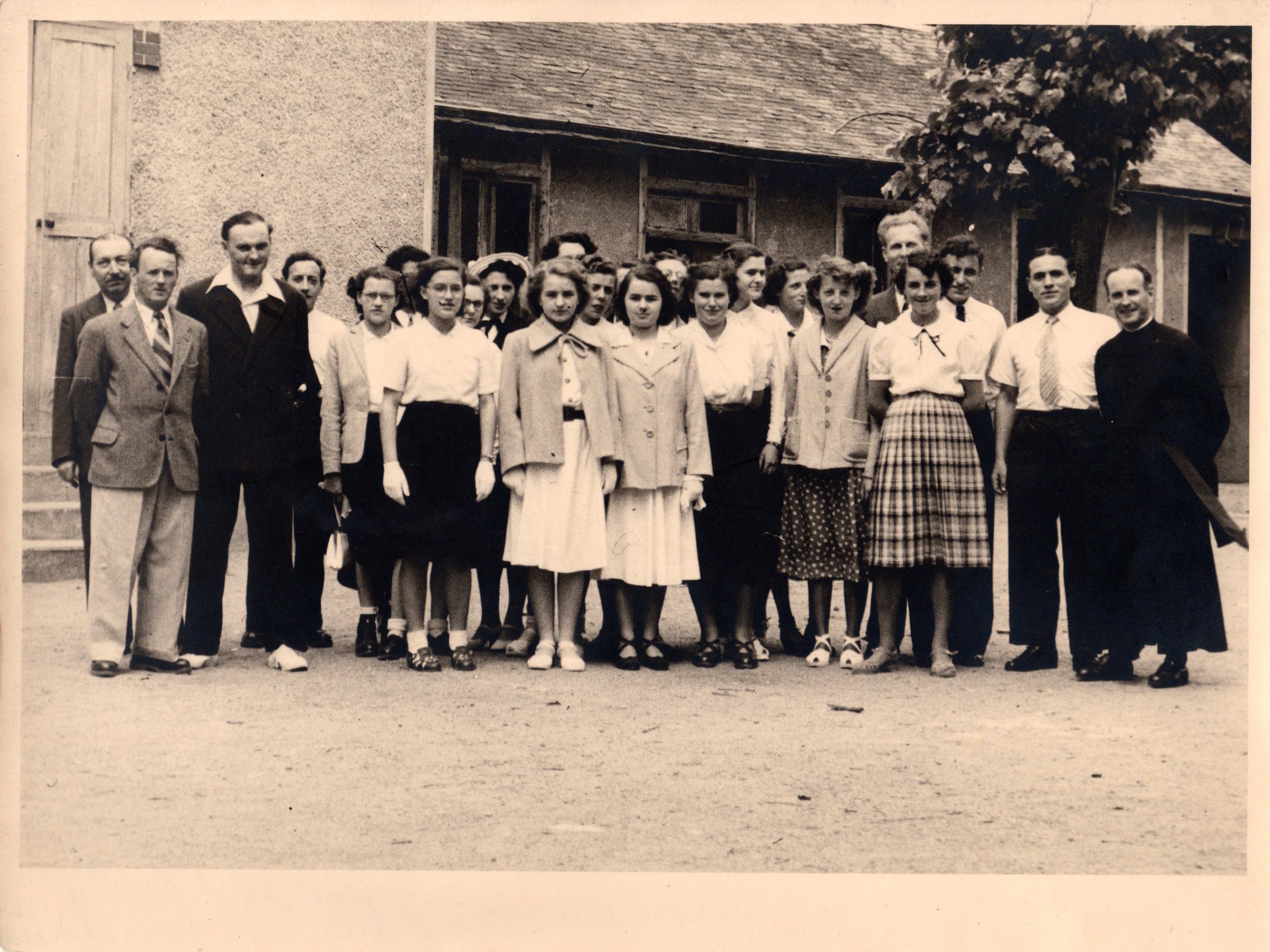 Les membres de l'association en 1950